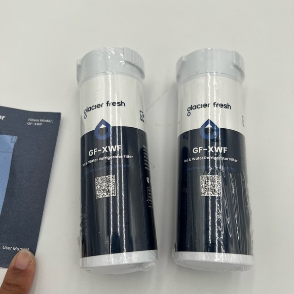 GLACIER FRESH XWF Replacement For GE XWF Refrigerator Water Filter Pack of 2 - Picture 4 of 9